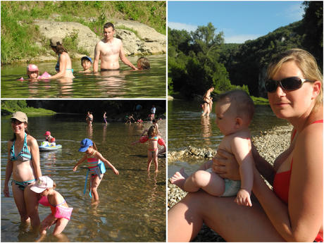 Baignade dans la Cèze