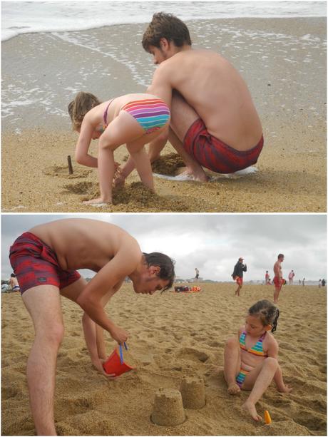 Construction d'un château avec tonton
