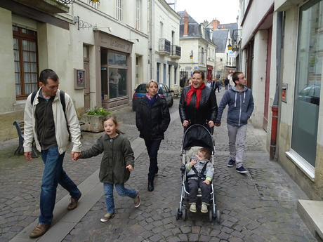 Dans les rues de Chinon