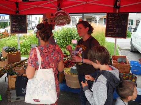 Le marché de Deschambault