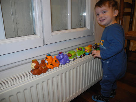 Mes voitures alignées