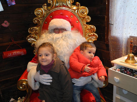 Photo avec le Père Noël