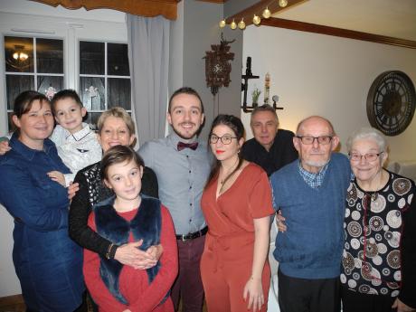 Photo de famille du réveillon
