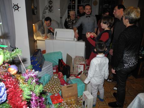 Ouverture des cadeaux