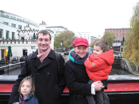 Photo de famille à Camden Town