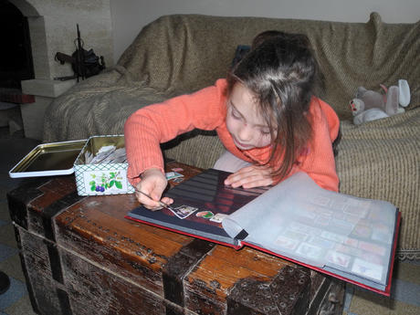 Collection de timbres