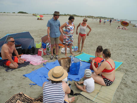 Pique-nique à la plage