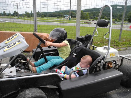 Karting tous les deux