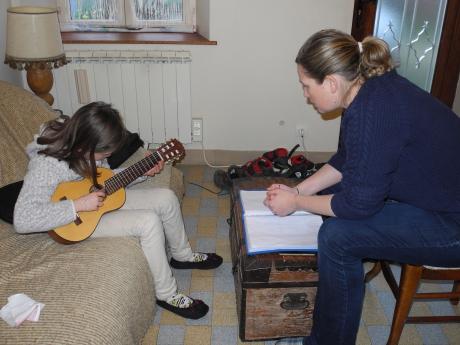 Entraînement de guitare