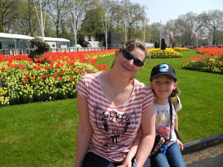 Au jardin de Buckingham Palace