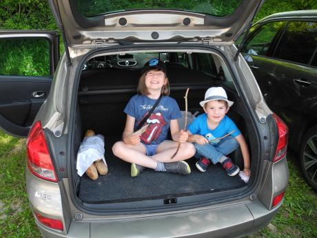 Pique-nique dans le coffre