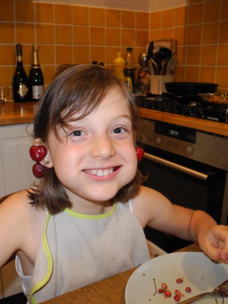 Boucles d'oreilles cerises