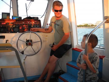 Discussion avec le capitaine