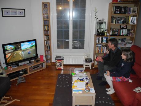 Mario Kart avec Papou