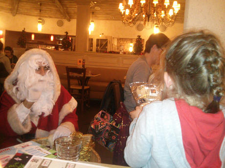 Père Noël au Courtepaille