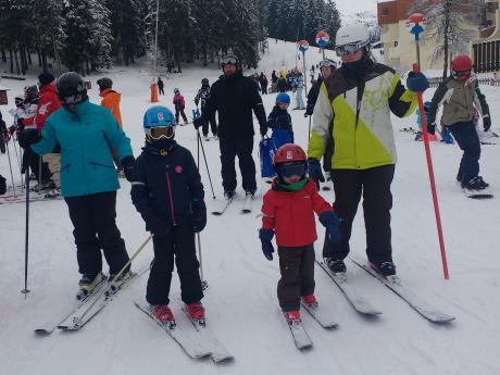 Au ski à Prapoutel