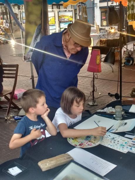 Dessin à l'aquarelle